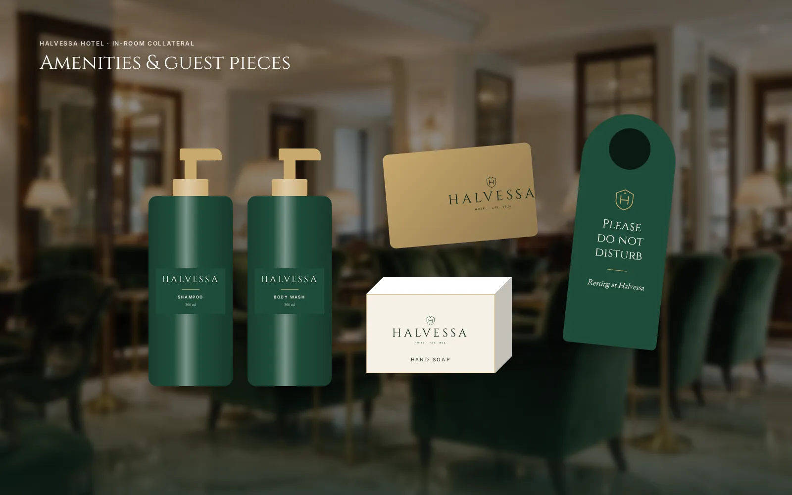 Halvessa Hotel — Identity refresh for a boutique city hotel — 3