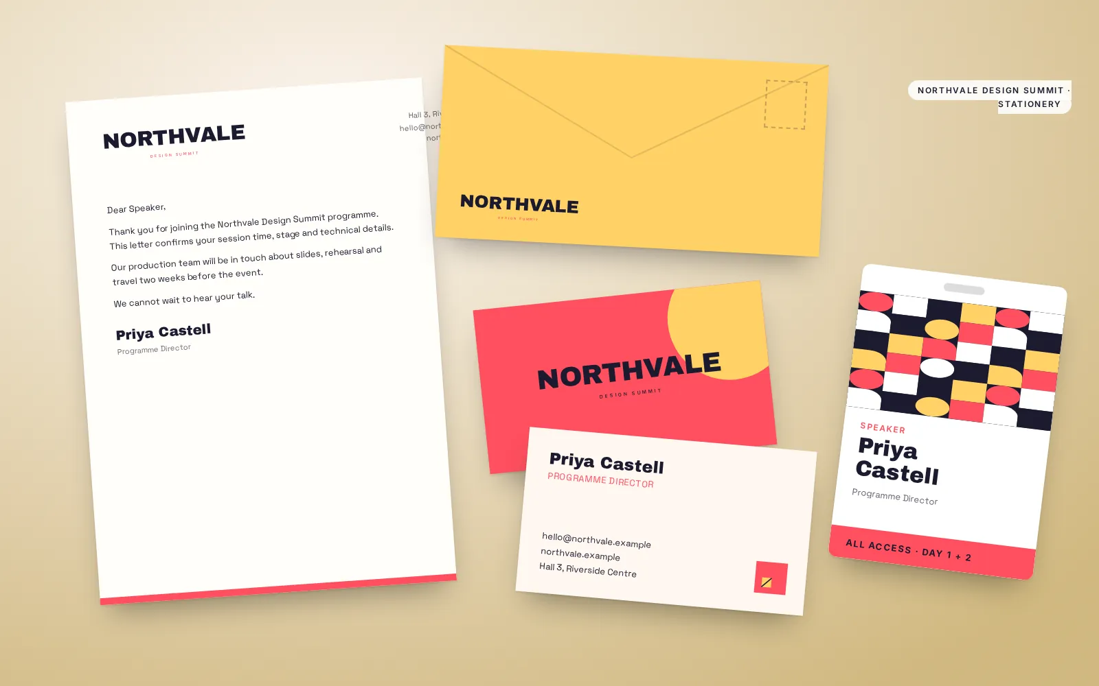 Northvale Design Summit — Event identity and graphics for a design conference — 3