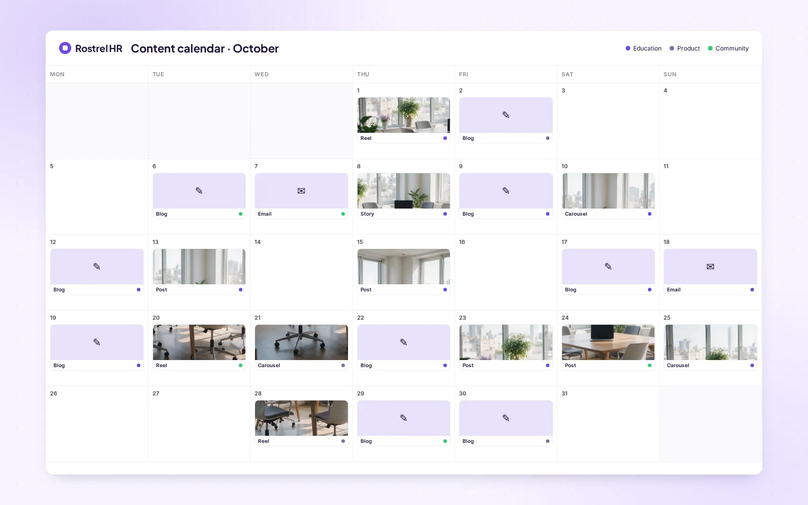Rostrel HR — Website copy and blog programme for an HR platform — 3